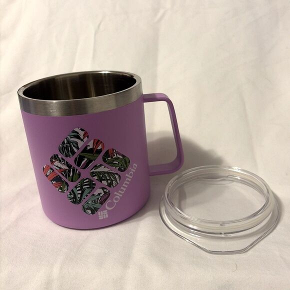 Columbia Insulated Stainless Cup 4” Tall Coffee Tea Travel Camping Work Car New - Picture 5 of 6